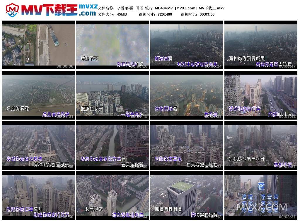 李雪莱-霾_国语_流行_MB404617